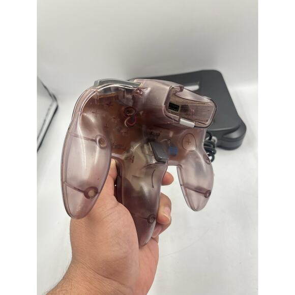 Nintendo 64 N64 Console Bundle w/ OEM Atomic Purple Controller- Tested - Picture 5 of 15